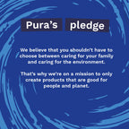 Pura XL Flushable Adult Wipes Unscented, Extra Large Family Wet Wipes with Aloe Vera & 99% Water, Sensitive Skin, 12 Pack of 40 (480 Wipes), Personal Hygiene Toilet