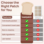 toastpatch Recovery Patches 40 Pack – Natural After Party Relief Patches with Vitamins & Herbal Extracts – Water-Resistant, Easy to Use, Latex-Free for Better Mornings After a Night Out