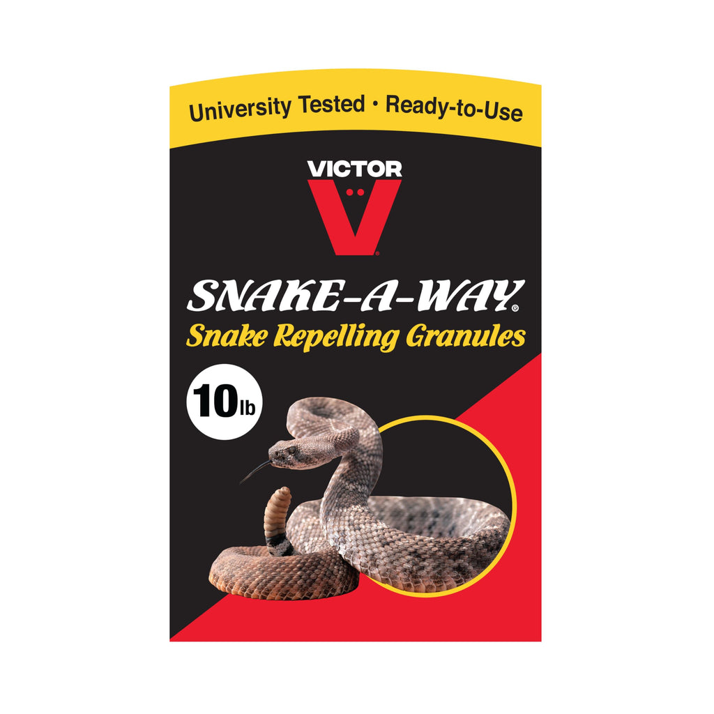 Victor Snake-A-Way Outdoor Snake Repellent Granules for Yard, 10 lb Bag