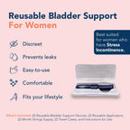 Revive Bladder Support Pessary for Women | Reusable Vaginal Device for Stress Incontinence & Leak Control | Comfortable Alternative to Pads & Liners | Womens Health Support | 2 Pack, Two Month Supply