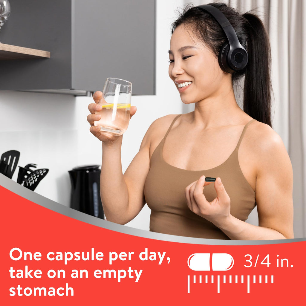Active Iron Supplement 25mg – Clinically Proven to Increase Iron & Energy Levels – Gentle, Non-Constipating, Highly Absorbed – 30 Capsules