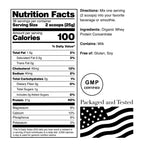 NorCal Organic - Classic Whey Protein - 100% Grass-Fed and Grass-Finished - UNFLAVORED - Lecithin-Free - 2lb Bulk