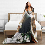 QETXVI Custom Blanket with Photos, USA Made 40"x 50"