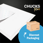 Chucks® MAX Hospital Bed Pads Disposable Adult 30 x 36 Breathable Incontinence Pads - XX-Large Pee Pads for Adults - Heavy Duty 10X Absorbency Underpads - 400 Lbs. Patient Repositioning [26 Count]