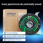 HP3DF 3D Printer Filament Galaxy Black 1KG,Shiny PLA Filament 1.75mm, Dimensional Accuracy+/-0.02mm, 1KG Spool (2.2 lbs), Fit Most FDM Printer(Galaxy Black)