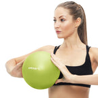 APEXUP Yoga Ball Exercise Ball, Heavy Duty Pilates Ball for Fitness, Balance, Core Workout, Physical Therapy (XXS (9") 23cm, Green)