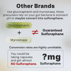 10mg Pure Stabilized Sulforaphane Supplement from Broccoli Sprout Extract - Cellular Detox, Liver & Brain Health Support - Nrf2 Activator - Non-GMO & Glyphosate Free - 30 Vegan Capsules