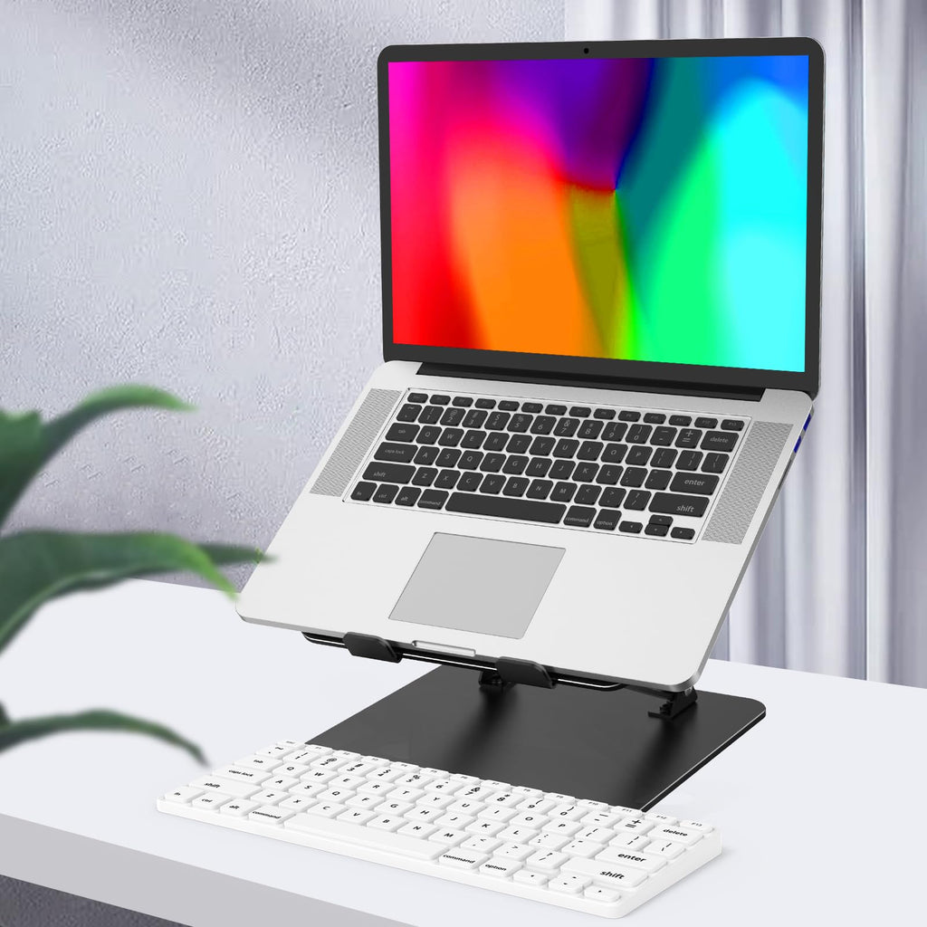 Gogoonike Adjustable Laptop Stand for Desk, Metal Laptop Riser Holder
