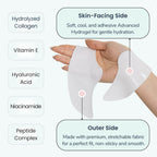 Advanced Forehead Wrinkle Patches Overnight - Anti Wrinkle Patches with Collagen, Peptides, Vitamin E - Strong Adhesion with Full Coverage for Forehead Wrinkles & 11 Lines, Made in Korea, 10 Count