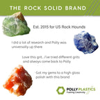 Polly Plastics Rock Tumbler Tumbling Media Grit Kit & Plastic Filler Pellets