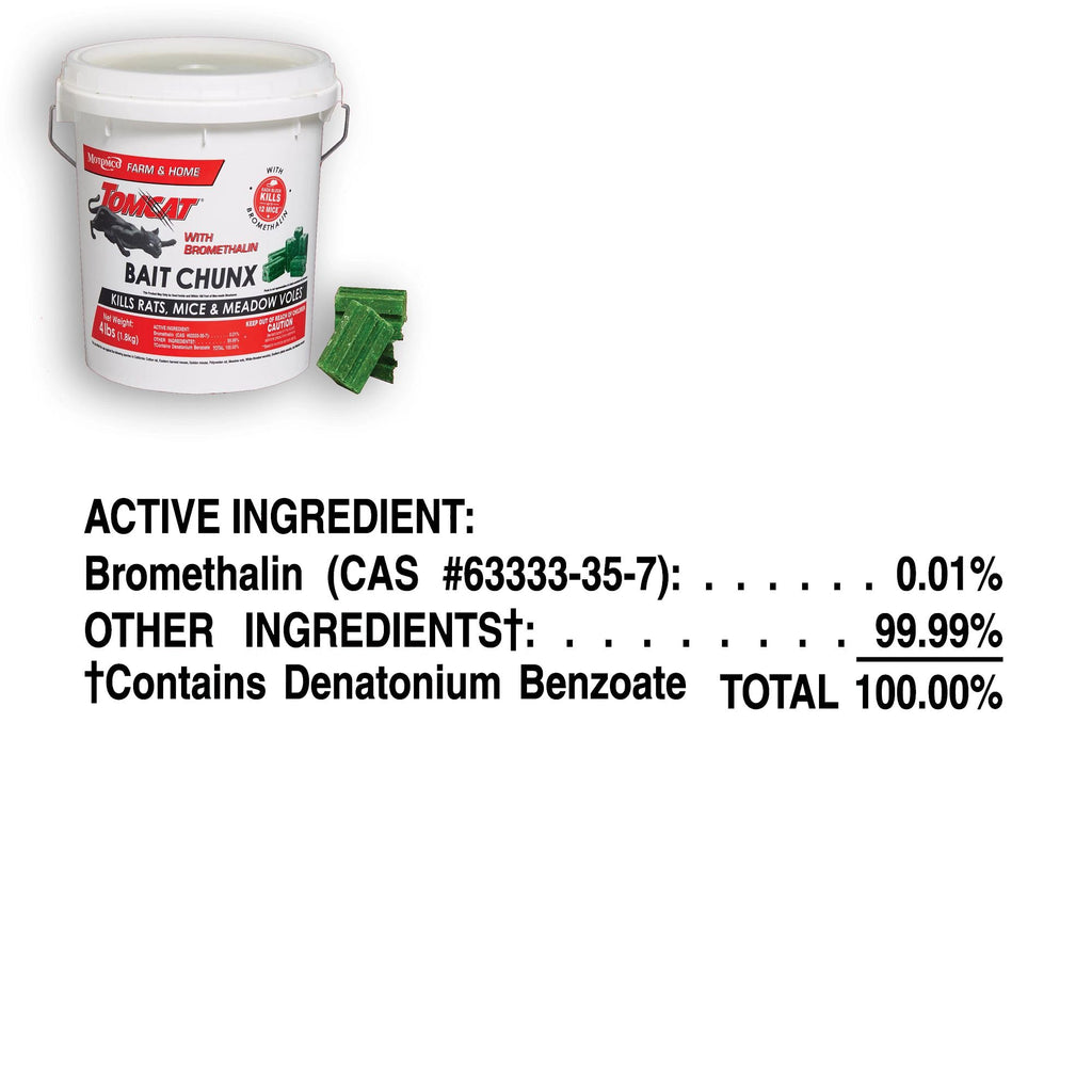 Tomcat with Bromethalin Bait Chunx Pail, 4.25 lbs.
