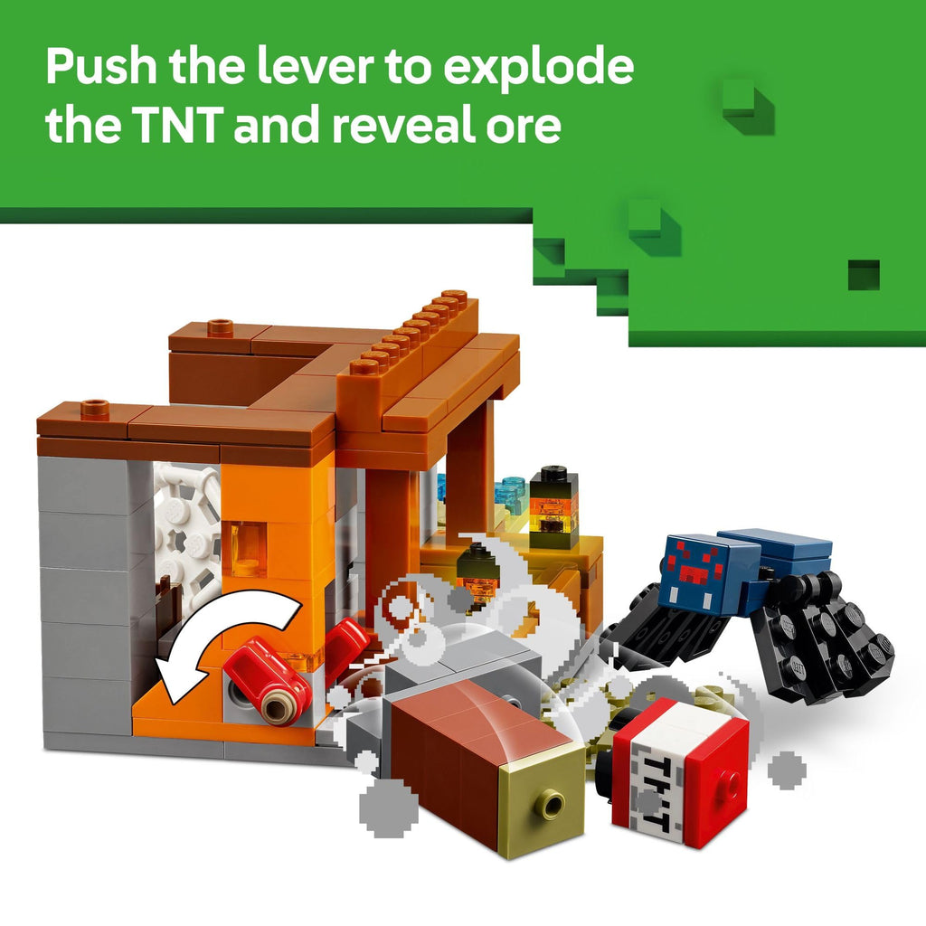 LEGO Minecraft The Armadillo Mine Expedition Toy Figures and Playset - Building Minecraft Toy for Kids, Boys and Girls, Ages 8+ - with Gaming Figures for Pretend Play - Gift Idea for Birthdays - 21269