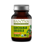 Banyan Botanicals Kanchanar Guggulu Tablets – Organic Lymph Supplement with Guggulu Resin – Promotes the Healthy Elimination of Natural Toxins* – 90 Tablets – Non-GMO Sustainably Sourced Vegan