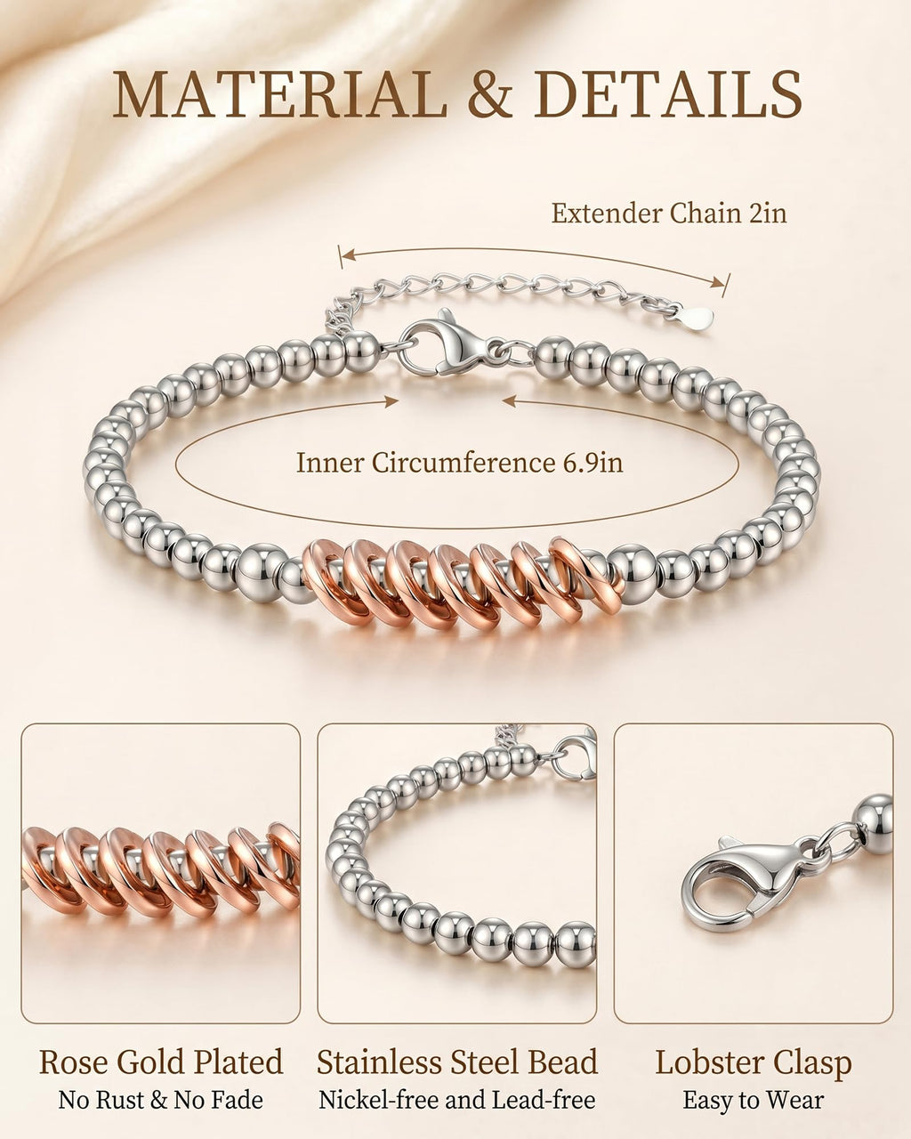 70th Birthday Gifts for Women Her, Happy 70th Birthday Bracelet Decorations
