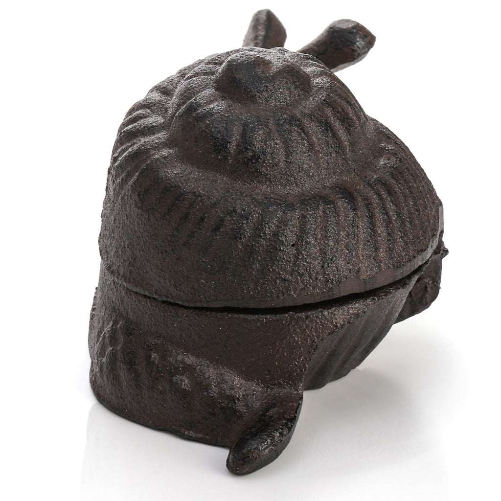 Pumtus Cast Iron Key Hider, Snail Hide-a-Key Holder, Outside Spare Key Hider Figurine, Small Snail Garden Statues Ornament, Decorative Jewelry Trinkets Box for Ear Studs Rings Paper Clips