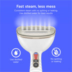 Conair Steamer for Clothes & Upholstery, Handheld, 3 Attachments, White