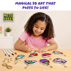 Skillmatics Aqua Puffs Unicorns, Stocking Stuffer for Kids, Paint by Number