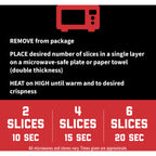 HORMEL BLACK LABEL Fully Cooked Bacon, Thick Cut Bacon, 10.5oz