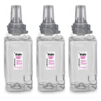 GOJO Antibacterial Foam Handwash, Plum Fragrance, 1250 mL Soap Refill ADX-12 Touch-Free Dispenser (Pack of 3) - 8812-03