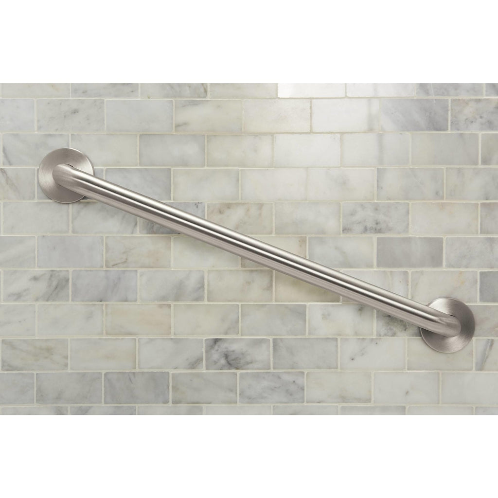 Moen Matte Black 24-Inch Bathroom Safety Grab Bar with Concealed Screws for Elderly Shower Support, R8724BL