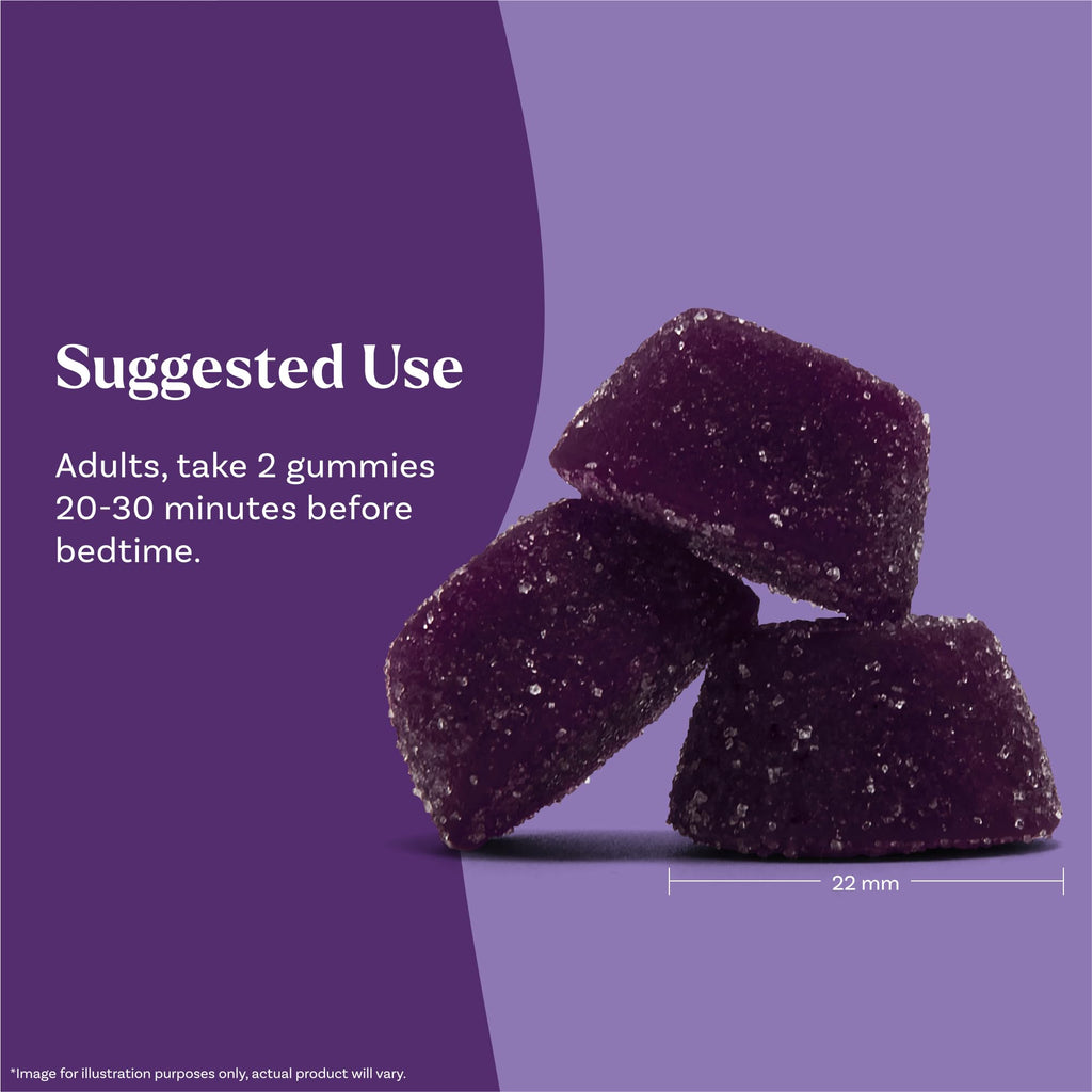 Natrol Sleep + Restore Magnesium Glycinate Blend Gummies with Melatonin 5mg - Calm Magnesium with GABA, Botanical Blend, Cherry Flavor, 60 Gummies