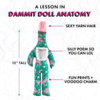 Dammit Doll - Classic Random Color, Stress Relief - Gag Gift - 6 Dolls