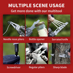 Stocking Stuffers Christmas Gift for Men Dad Him, 21-in-1 Multitools with Pocket Knife