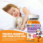 DR. MORITZ Sugar-Free Calm Magnesium Gummies for Kids and Adults - Non-GMO Magnesium Citrate Gummies - Orange Flavor - 2-Pack (120 Count)