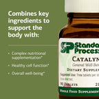 Standard Process Catalyn - General Well-Being Tablet to Aid Antioxidant Activity - Contains Vitamins A, B6 & D - Designed to Bridge Nutritional Gaps - Non-Dairy & Non-Soy - 90 Tablets (30 Servings)