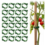 Hytihtu 50Pcs Plant Support Clips Plastic Trellis Clips, Tomato Vine Clips