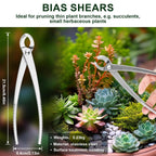 6 PCS Bonsai Pruning Tool Set, 6 Different Roles of Scissors to Meet All the Needs of the Usage Process, for Plant Pruning and Shaping, Free Your Hands and Easy to Finish the Work