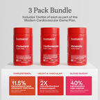 Humann Cholesterol, Metabolic & Cardiovascular Health Daily Bundle, 180 Total Capsules (3 x 60ct Bottles), 30-Day Supply