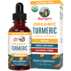 MaryRuth Organics Organic Turmeric Liquid Extract | Sugar Free | USDA Organic | Organic Turmeric Supplement | Non-GMO | Gluten Free | Vegan | Alcohol-Free Tincture | 1 Fl Oz