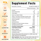 Vazatisi 120 Count | Feminine Balance Gummies for Women’s | Pineapple Gummies for Women PH Balance, Healthy Odor, Yeast Balance & Flora | Vegetarian Friendly, Sugar Free