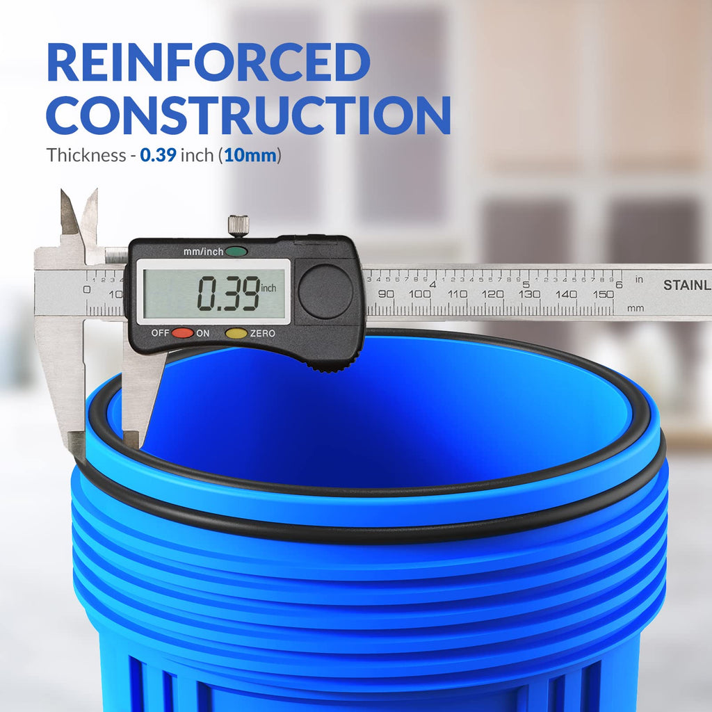 SimPure DB10P 10" *4.5" Whole House Sediment Water Filter Housing