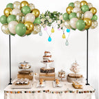 Antizz Over The Table Rod Stand with Clamps for Party Decoration Black