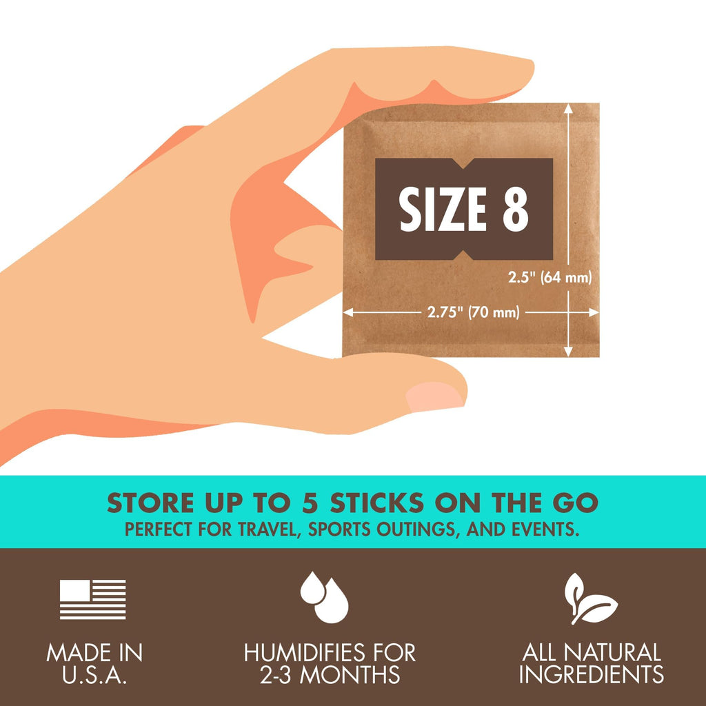 Boveda 72% RH 2-Way Humidity Control – Restores & Maintains Humidity – All in One Solution for Humidification- Patented Technology - Convenient & Versatile - 10 Count Resealable Bag