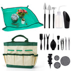 ANPHSIN 44pcs Small Gardening Tools Gifts for Women Beginners, Green