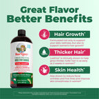 MARYRUTH'S Liquid Multivitamin + Hair Growth, Clinically Thicker Hair, 30oz