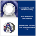 SALI 5 Pack 4-1/2 Inch Grinding Wheels for General Purpose Metal & Stainless Steel, Aluminum Oxide Grinding Disc for Angle Grinder, Depressed Center 4.5" * 1/4" * 7/8"(115 * 6.0 * 22.2 mm)