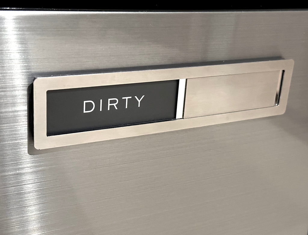 Kubik Letters Premium Stainless Steel Dishwasher Magnet Sign - Kitchen Organizers and Storage - Magnet for Dishwasher - Kitchen Decor