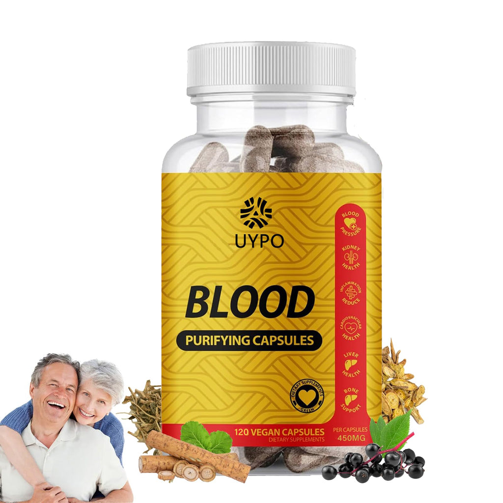 UYPO Blood Purifying Capsules, Gluten Free, GMO-Free, Vegan 450 mg (1PC)