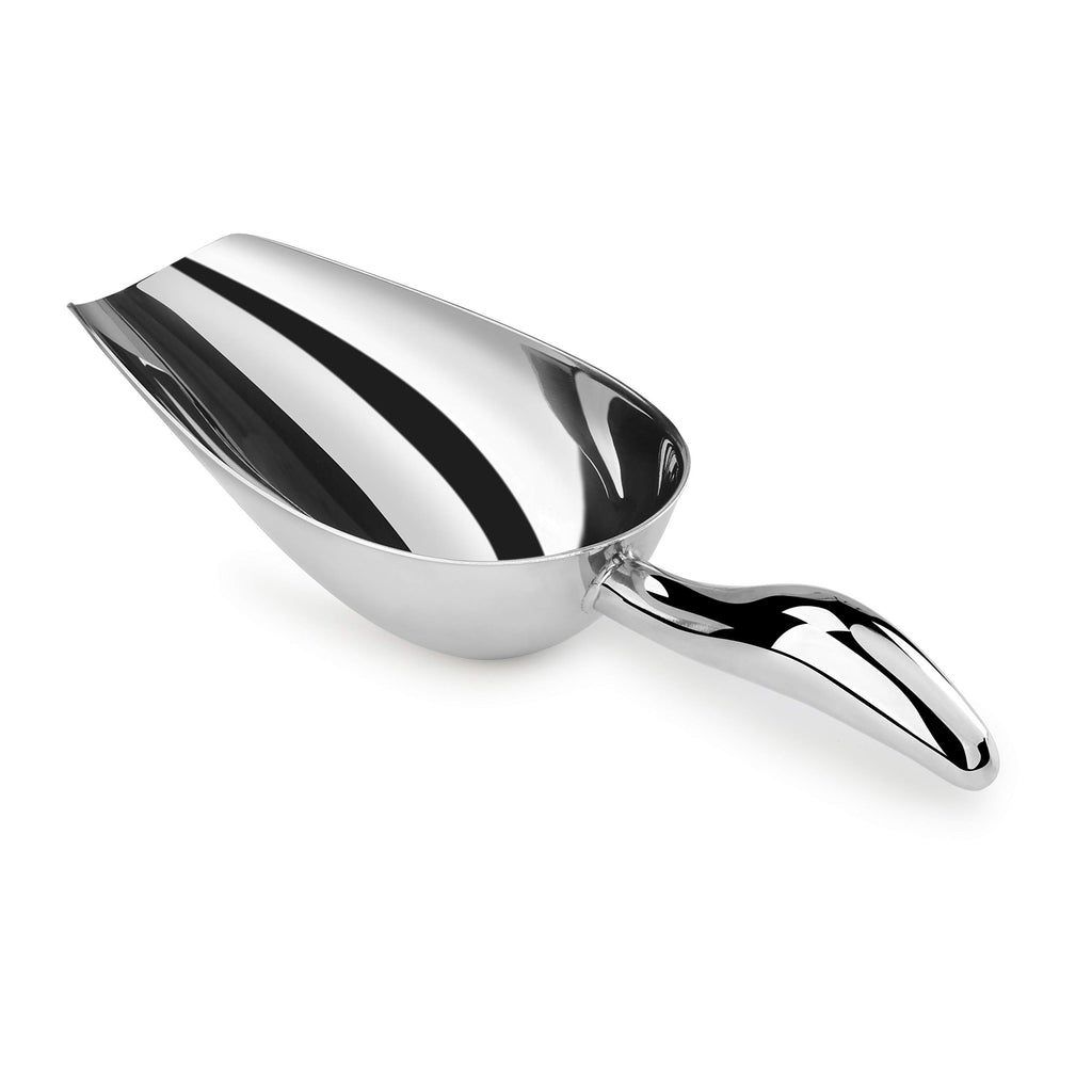 New Star Foodservice Restaurant Grade Stainless Steel Bar Ice Flour Utility Scoop, 12-Ounce