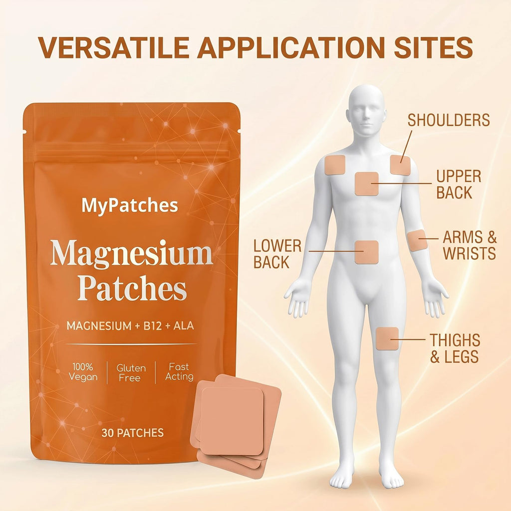 RCSCBC My Patches Nerve Patch, Mypatches Nerve Relief Patches, Natural Ingredients, for Knee, Back, Neck, Shoulder, 30 Patch (1)