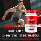 (3 Pack) Max Vitalize Capsules Support Advanced Formula - MaxVitalize Premium Pills All Natural Ingredients Maximum Strenght, Daily Support for Overall Health & Wellness 180 Capsules for 3 Months