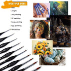 Golden Maple Detail Paint Brushes Set 10pcs
