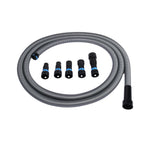 Cen-Tec Systems 94720 Quick Click 20 Ft. Hose for Home and Shop Vacuums with Expanded Multi-Brand Power Tool Adapter Set for Dust Collection