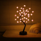 Cherry Blossom Tree Light 18inch 36 Led,Japanese Decor,Battery/USB Operated