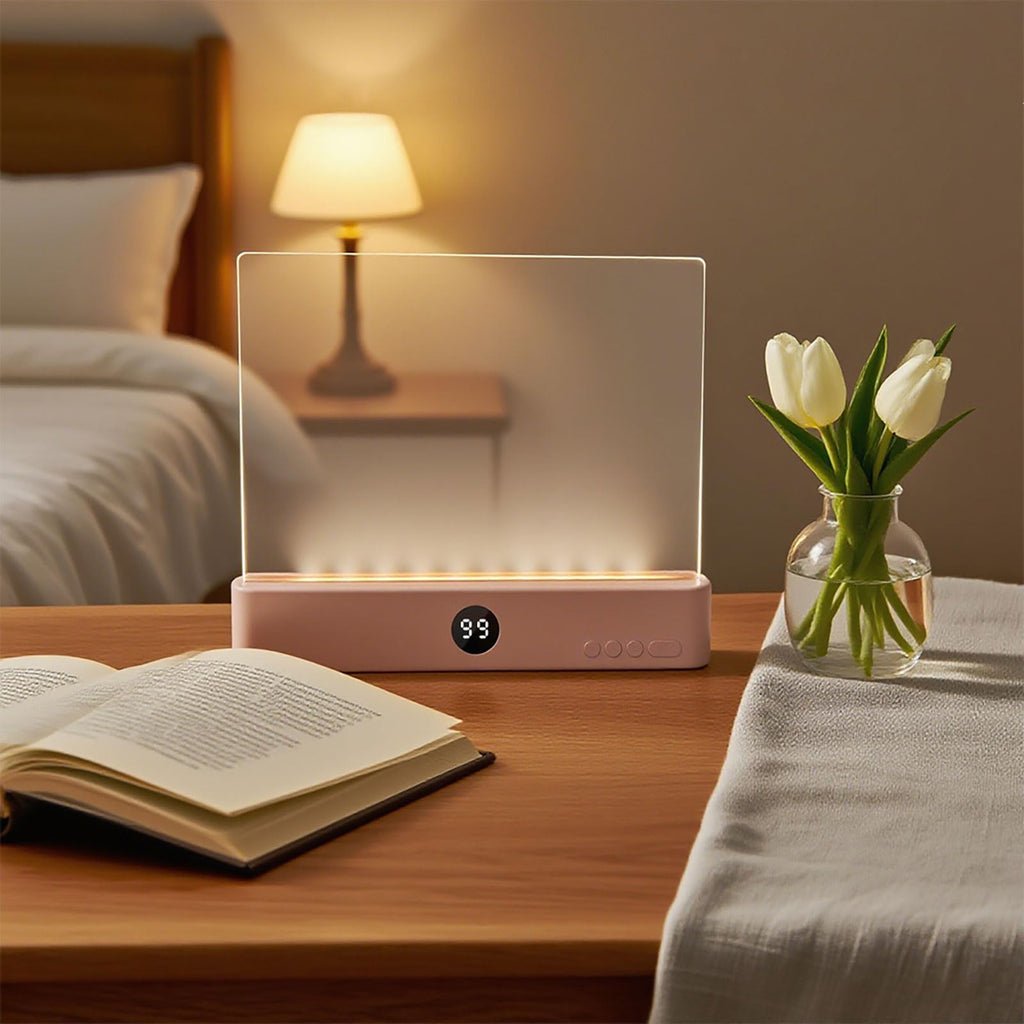 Choudao Tech LED Book Light and Night Light 2 in 1, 3 Color Temperatures & Stepless Dimming, USB Rechargeable Reading Light with Timer for Night Reading (White)