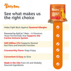 Zesty Paws Dog Allergy Chews - Dog Allergy Relief, Lamb, 90 Ct